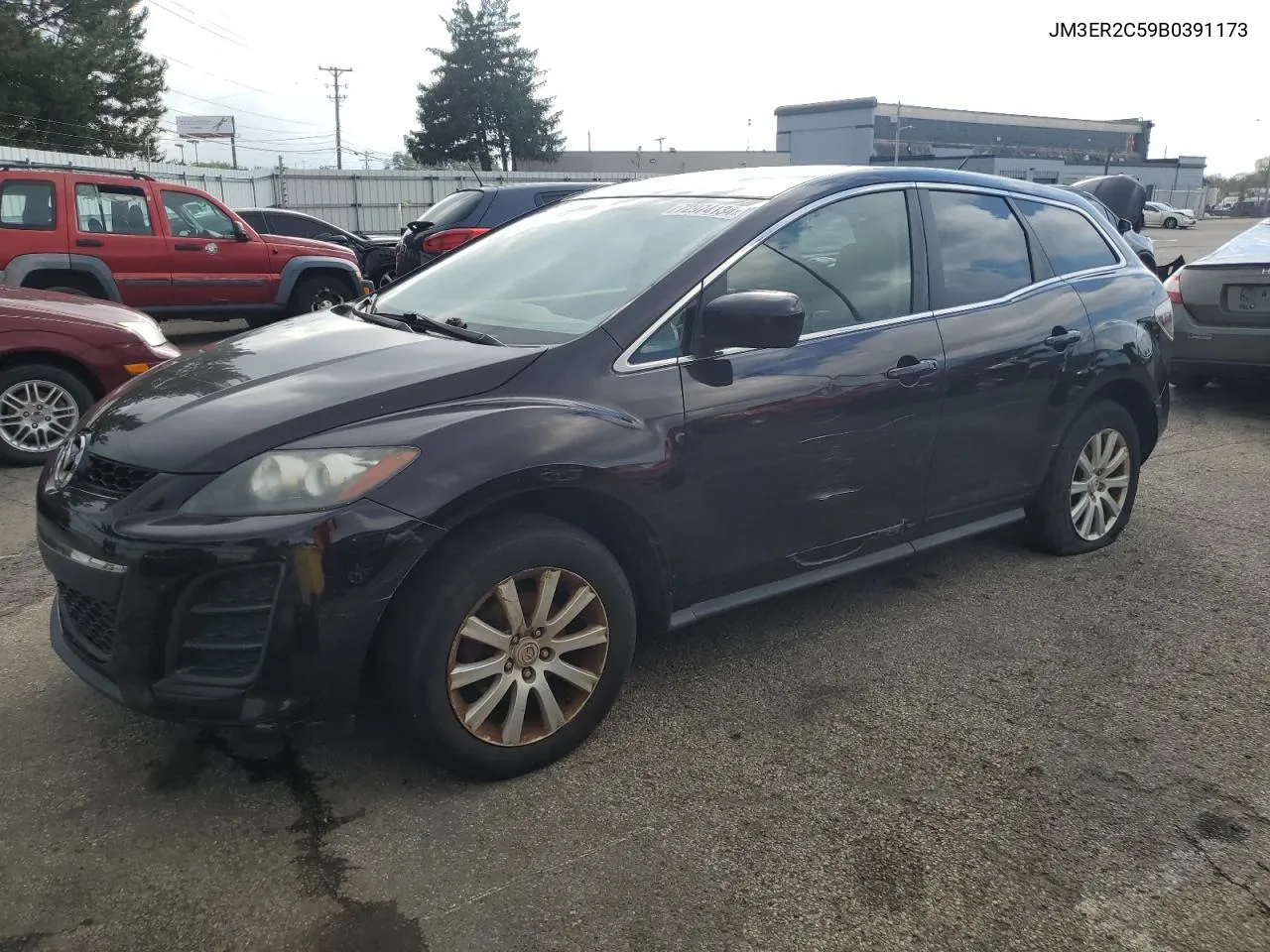 2011 Mazda Cx-7 VIN: JM3ER2C59B0391173 Lot: 72974134