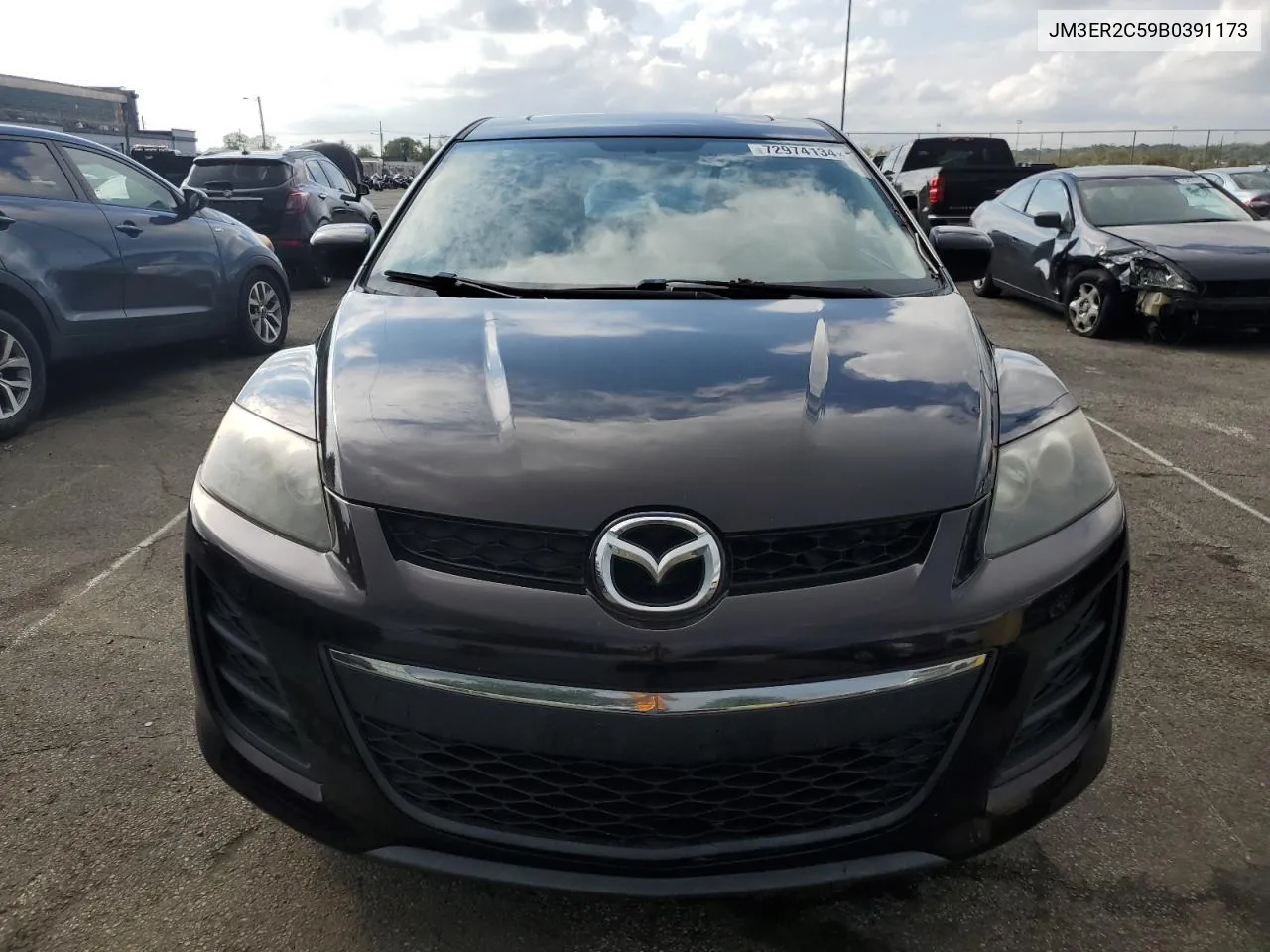 2011 Mazda Cx-7 VIN: JM3ER2C59B0391173 Lot: 72974134