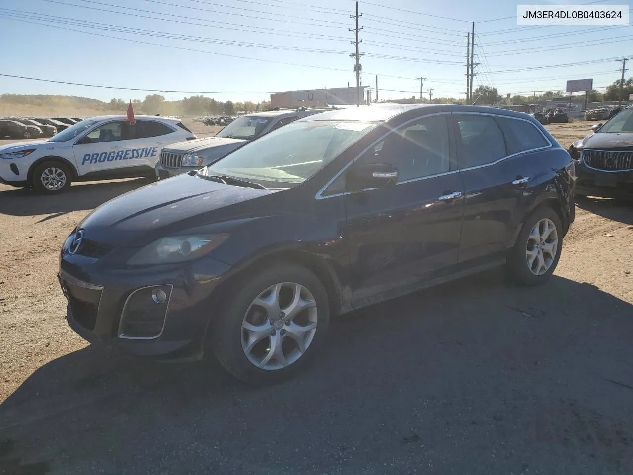 2011 Mazda Cx-7 VIN: JM3ER4DL0B0403624 Lot: 75196834