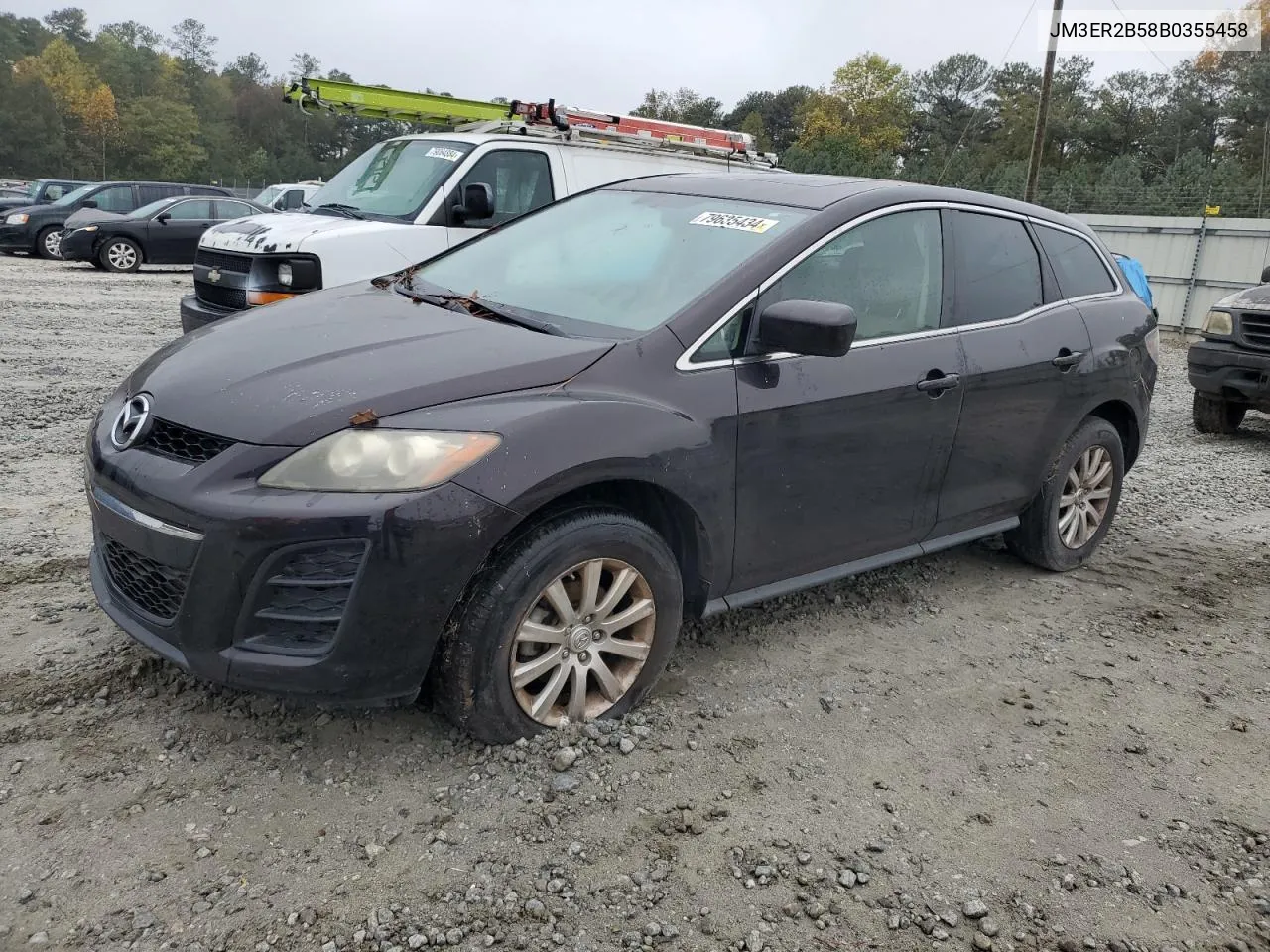 2011 Mazda Cx-7 VIN: JM3ER2B58B0355458 Lot: 79635434