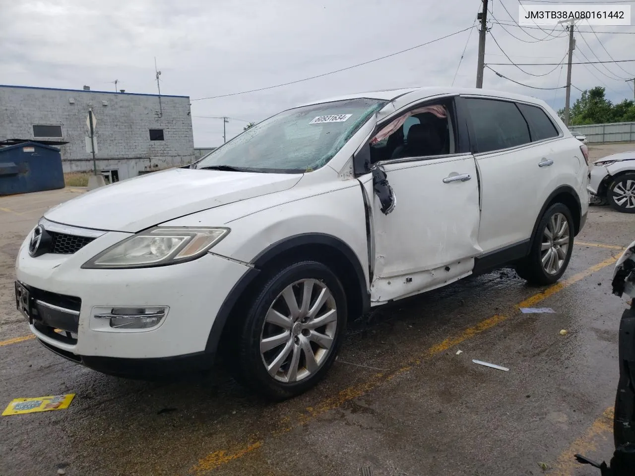 2008 Mazda Cx-9 VIN: JM3TB38A080161442 Lot: 60931634