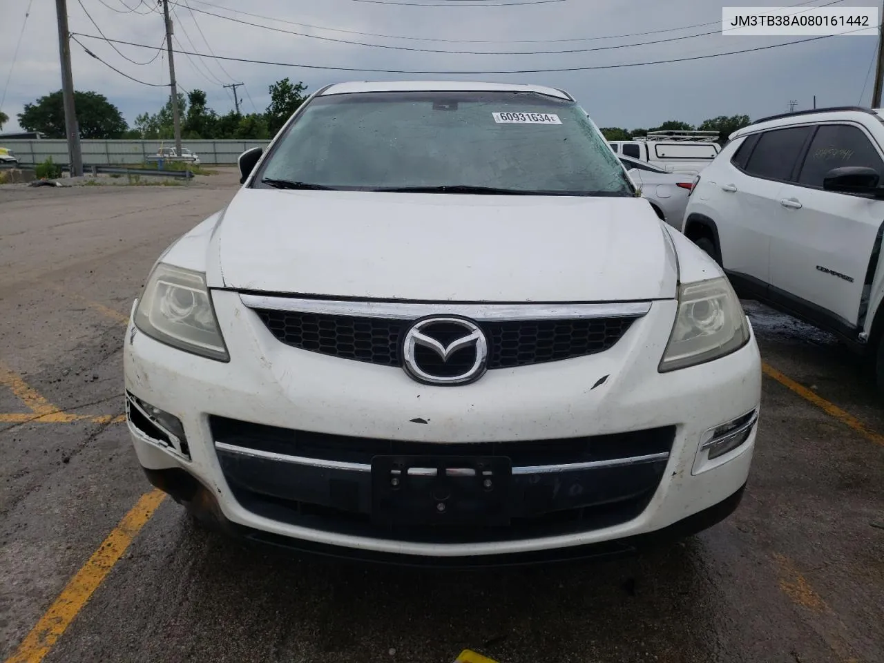 2008 Mazda Cx-9 VIN: JM3TB38A080161442 Lot: 60931634