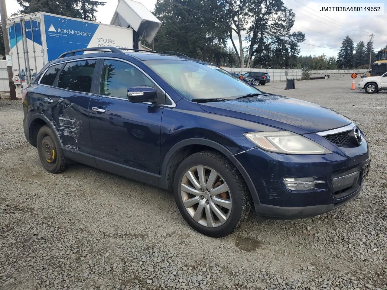 2008 Mazda Cx-9 VIN: JM3TB38A680149652 Lot: 74537054