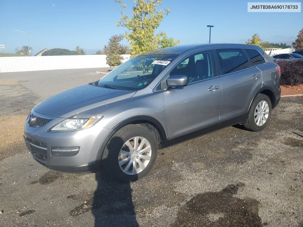 2009 Mazda Cx-9 VIN: JM3TB38A690178733 Lot: 71394074