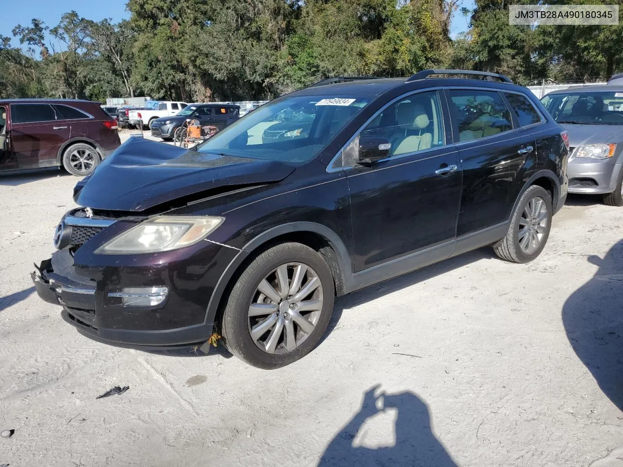 2009 Mazda Cx-9 VIN: JM3TB28A490180345 Lot: 77949834