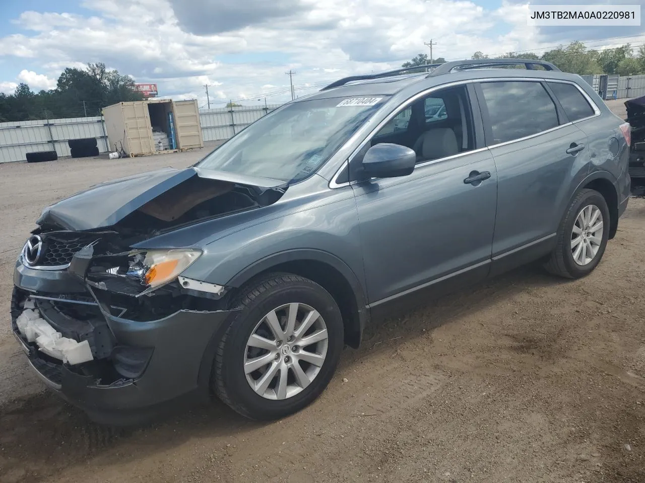 2010 Mazda Cx-9 VIN: JM3TB2MA0A0220981 Lot: 68710404