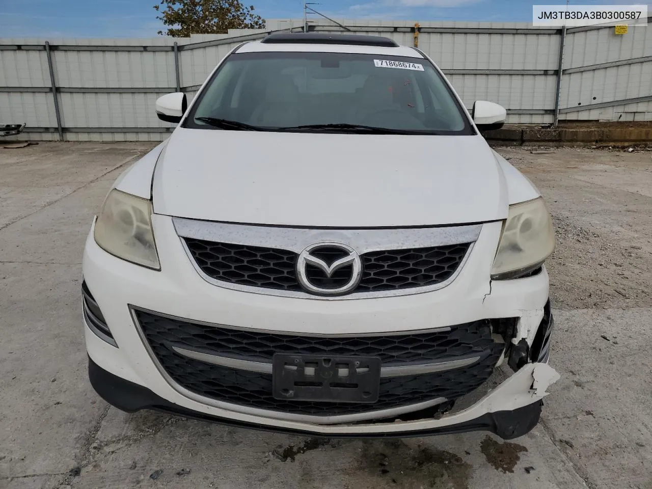 2011 Mazda Cx-9 VIN: JM3TB3DA3B0300587 Lot: 71868674