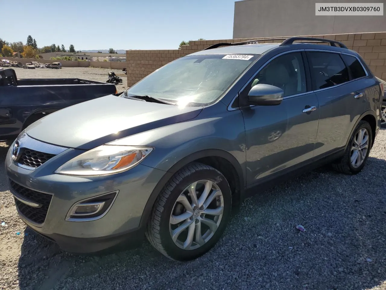 2011 Mazda Cx-9 VIN: JM3TB3DVXB0309760 Lot: 75363794