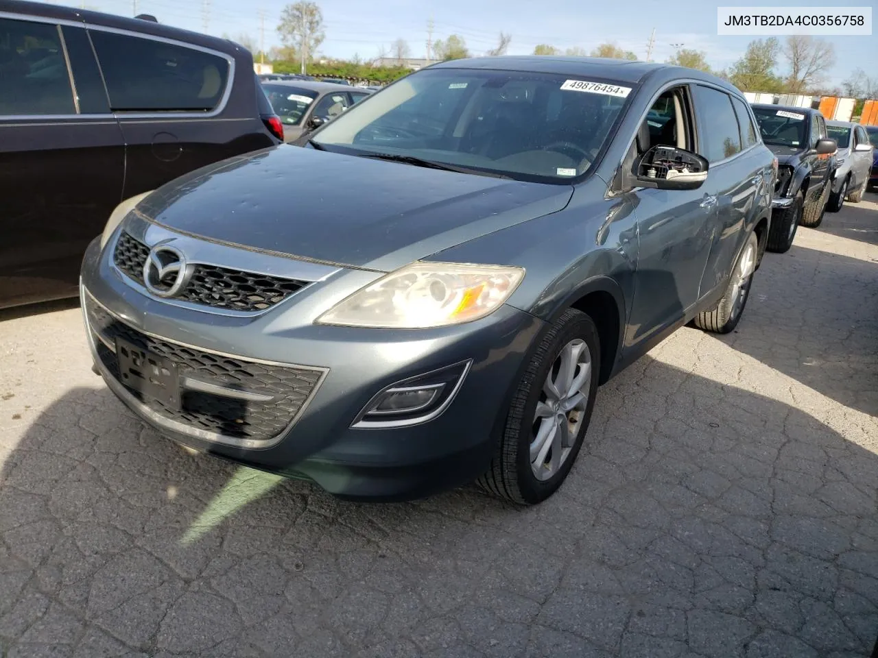 2012 Mazda Cx-9 VIN: JM3TB2DA4C0356758 Lot: 49876454