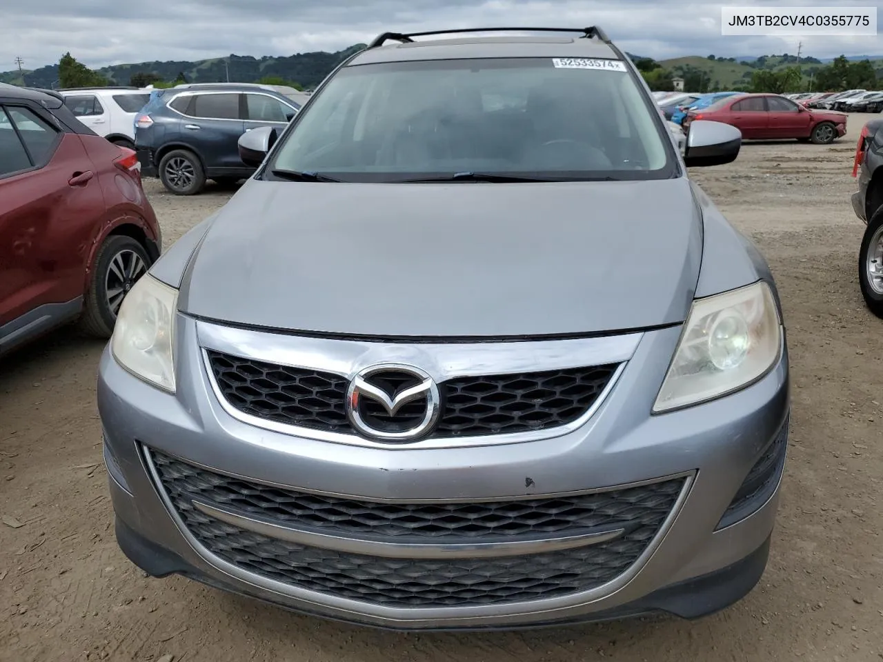 2012 Mazda Cx-9 VIN: JM3TB2CV4C0355775 Lot: 52533574