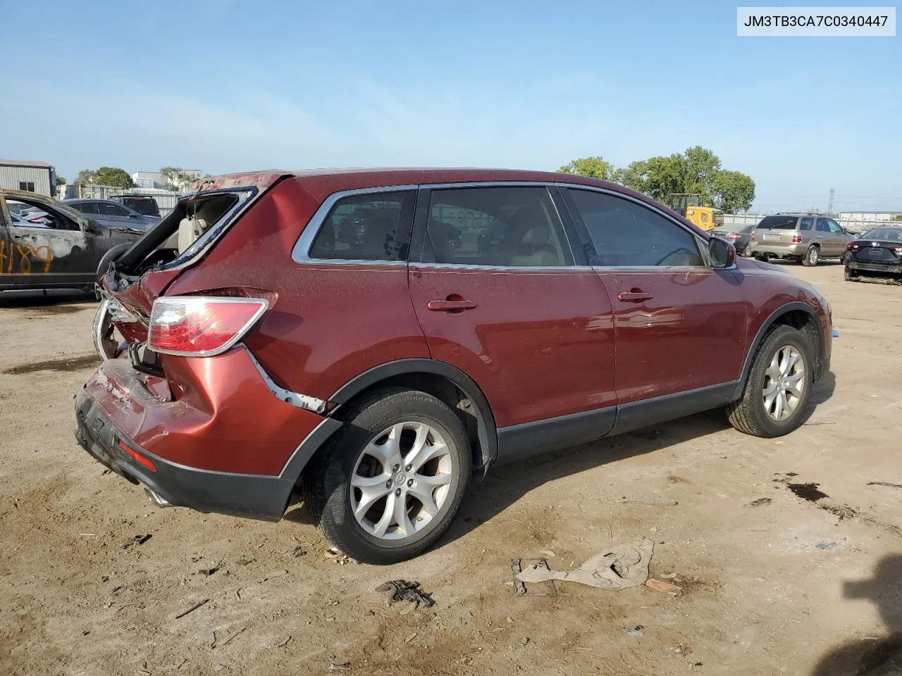 2012 Mazda Cx-9 VIN: JM3TB3CA7C0340447 Lot: 71064104