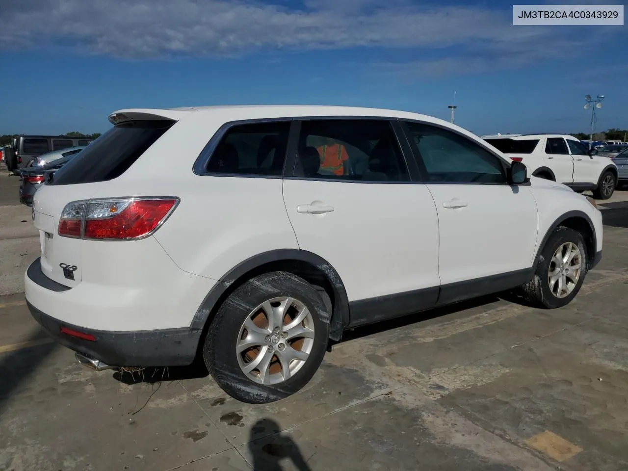 2012 Mazda Cx-9 VIN: JM3TB2CA4C0343929 Lot: 73927064