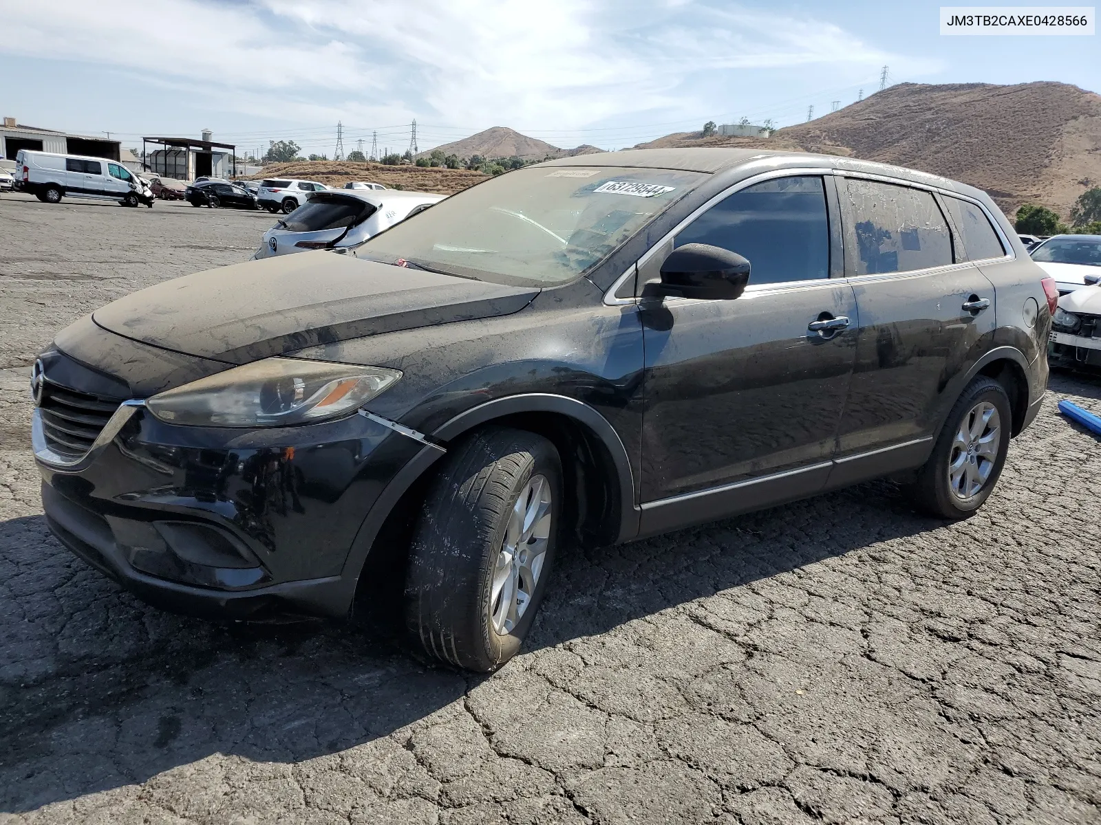 2014 Mazda Cx-9 Touring VIN: JM3TB2CAXE0428566 Lot: 63729544