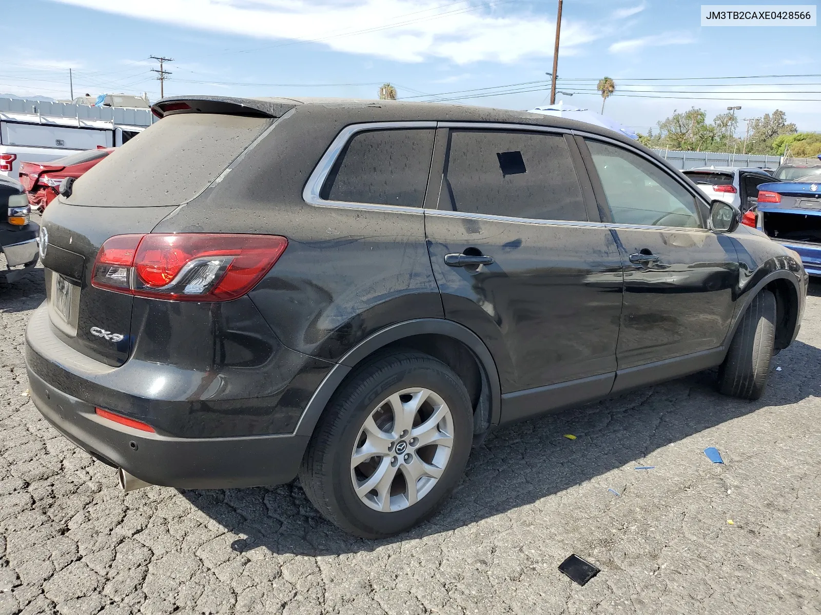 2014 Mazda Cx-9 Touring VIN: JM3TB2CAXE0428566 Lot: 63729544