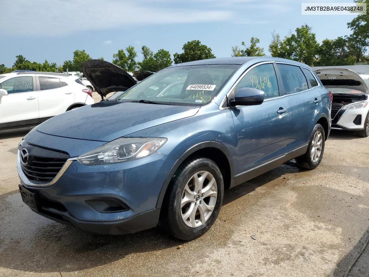 2014 Mazda Cx-9 Sport VIN: JM3TB2BA9E0438748 Lot: 64098534