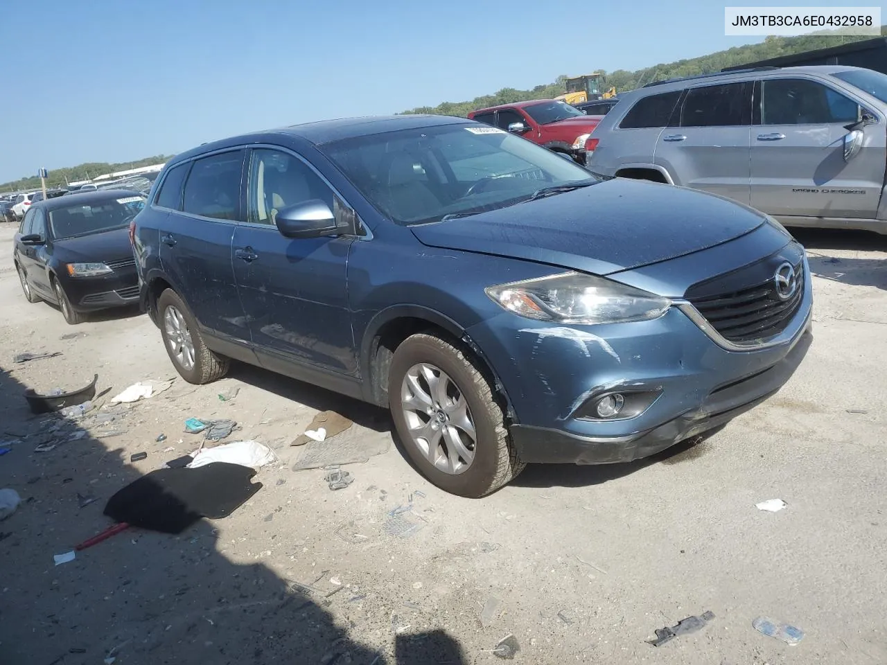 2014 Mazda Cx-9 Touring VIN: JM3TB3CA6E0432958 Lot: 70804184