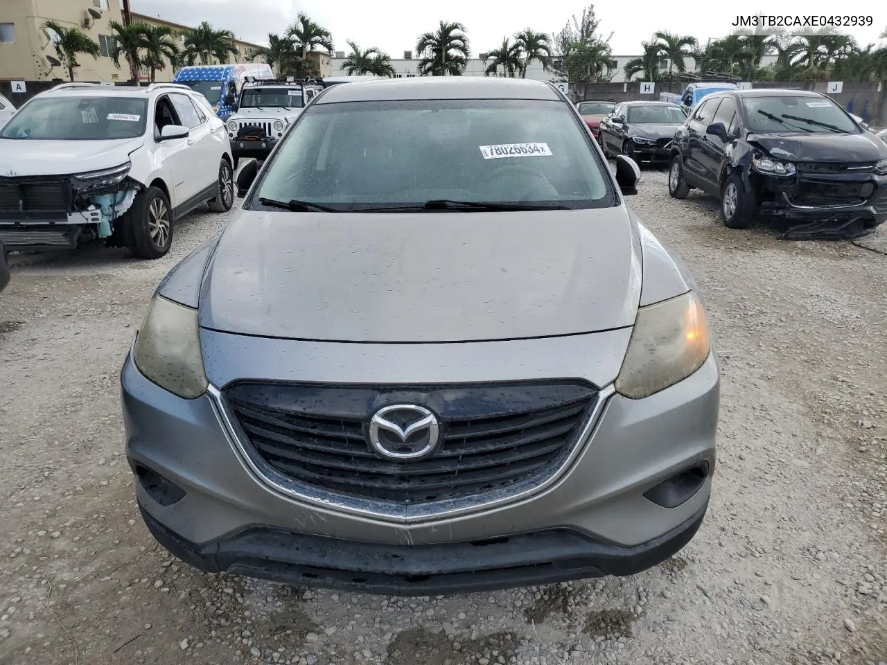 2014 Mazda Cx-9 Touring VIN: JM3TB2CAXE0432939 Lot: 78026634