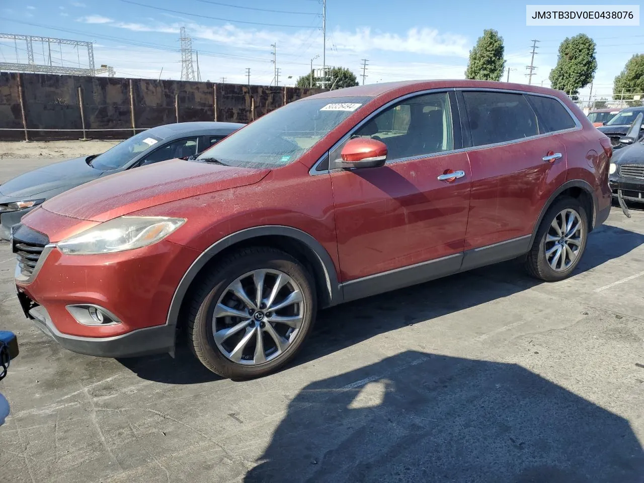 2014 Mazda Cx-9 Grand Touring VIN: JM3TB3DV0E0438076 Lot: 80326494