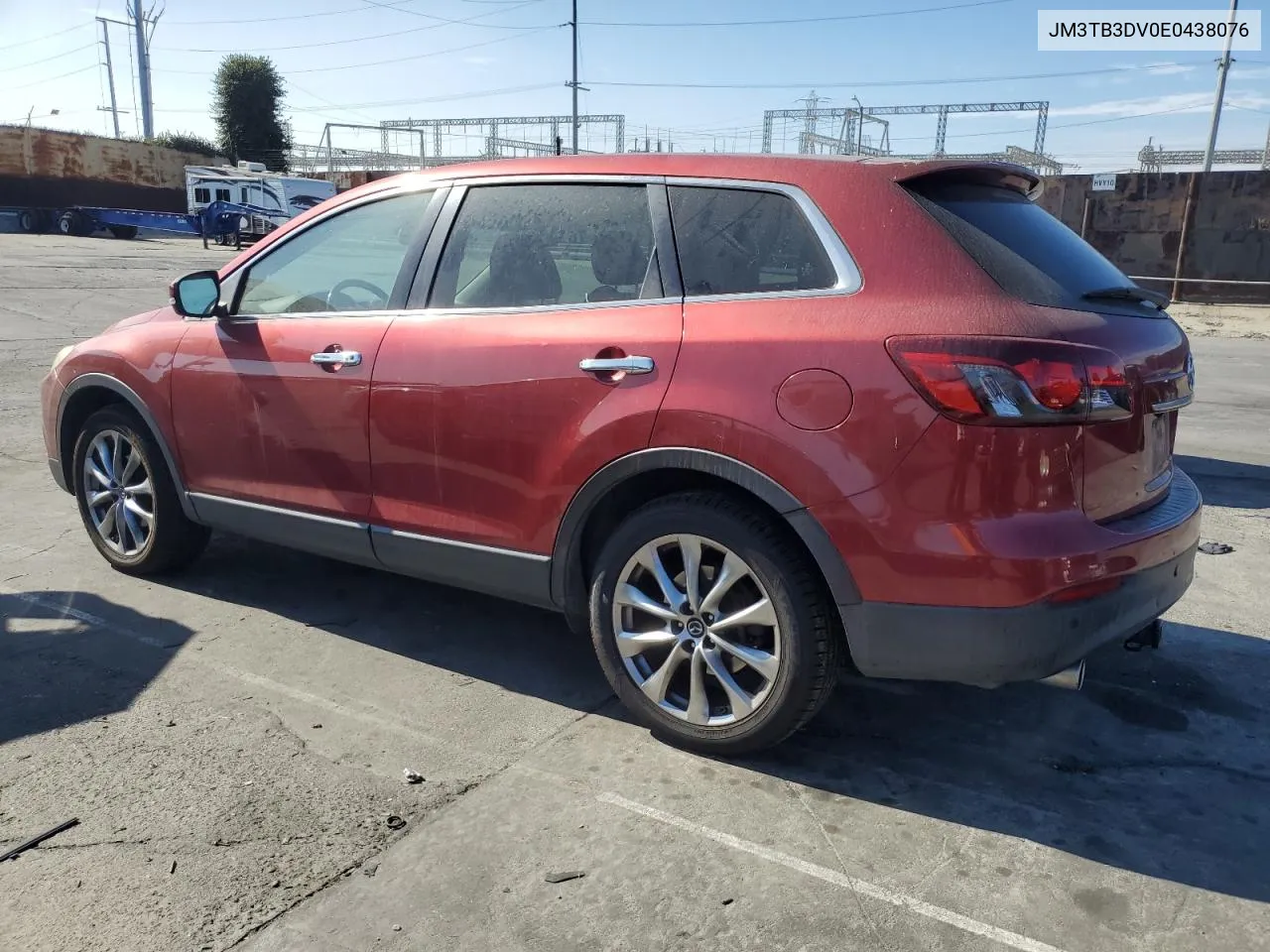 2014 Mazda Cx-9 Grand Touring VIN: JM3TB3DV0E0438076 Lot: 80326494