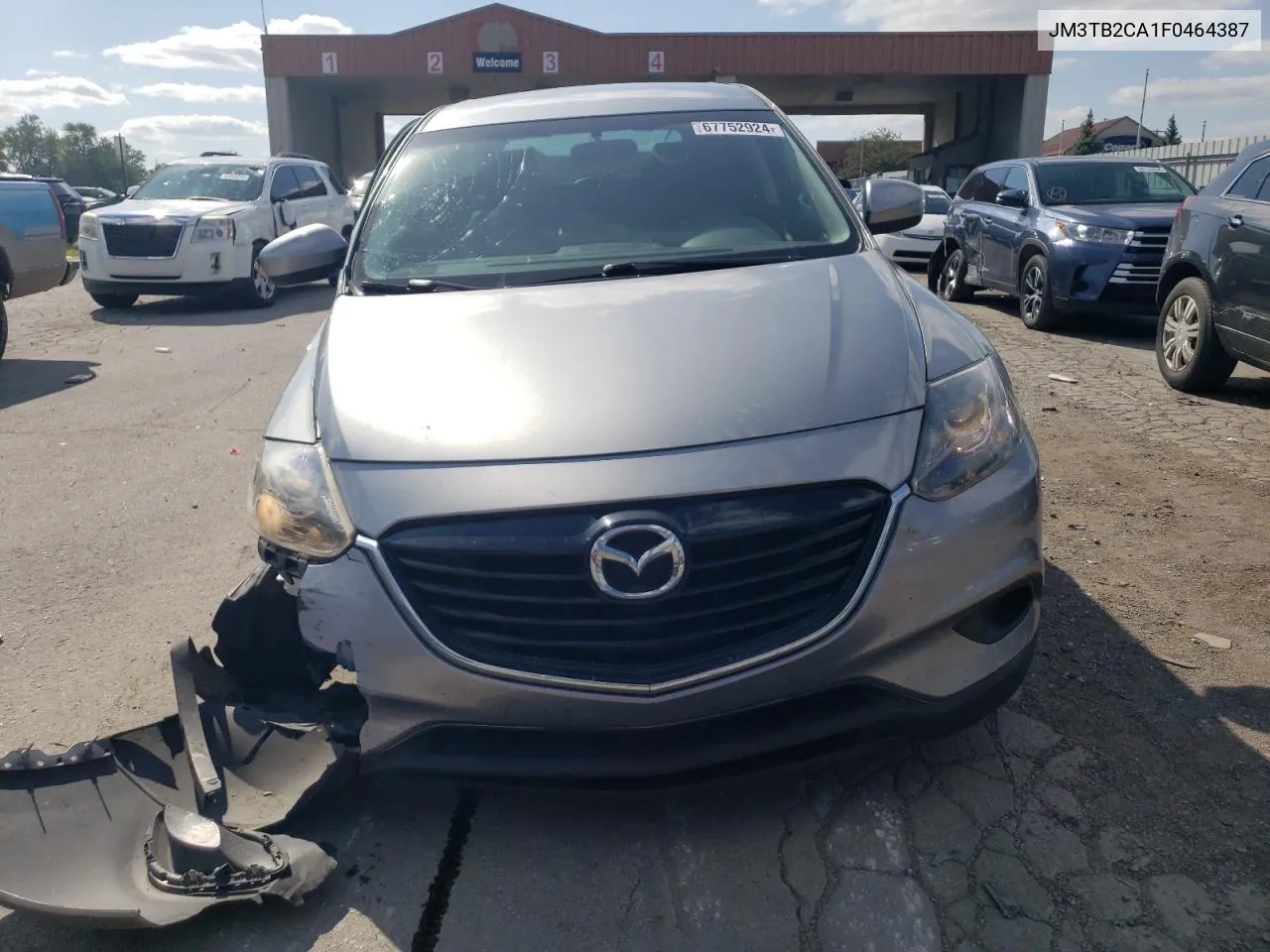 2015 Mazda Cx-9 Touring VIN: JM3TB2CA1F0464387 Lot: 67752924