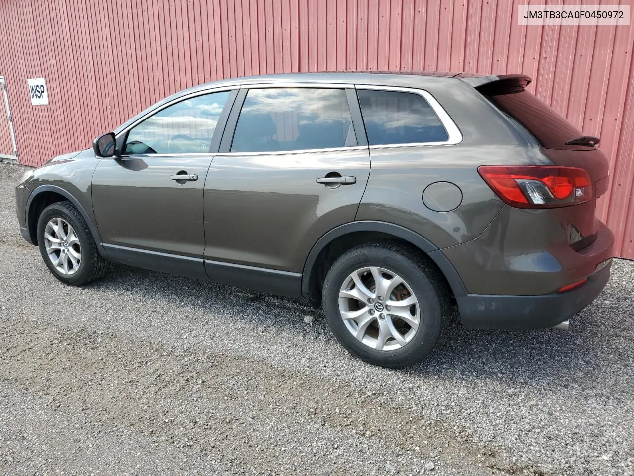 2015 Mazda Cx-9 Touring VIN: JM3TB3CA0F0450972 Lot: 68714444