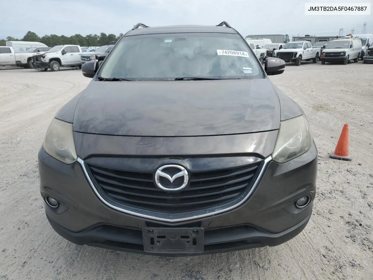 2015 Mazda Cx-9 Grand Touring VIN: JM3TB2DA5F0467887 Lot: 74208914