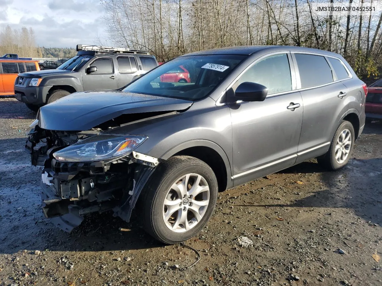 2015 Mazda Cx-9 Sport VIN: JM3TB2BA3F0452551 Lot: 77957914