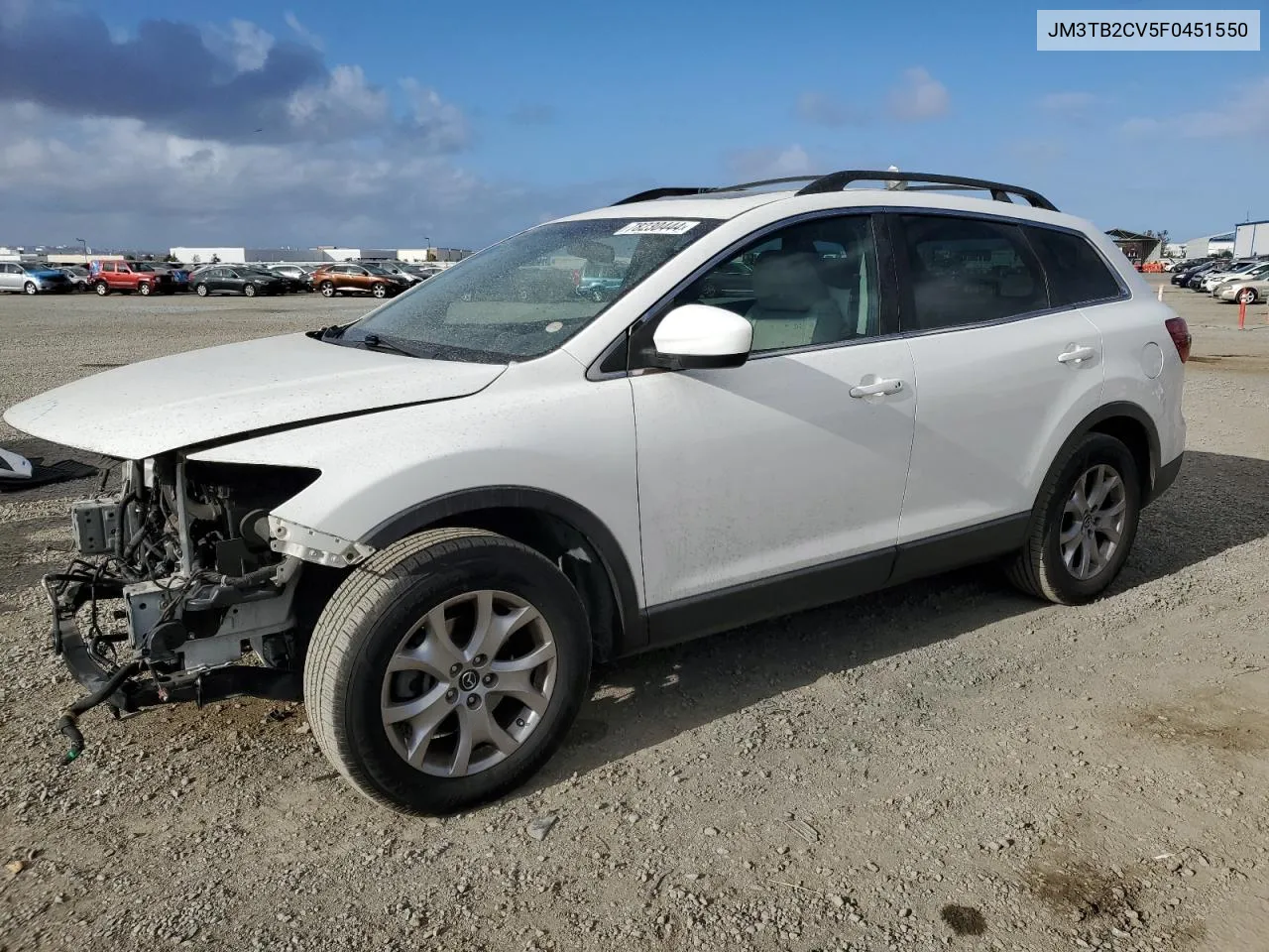 2015 Mazda Cx-9 Touring VIN: JM3TB2CV5F0451550 Lot: 78230444