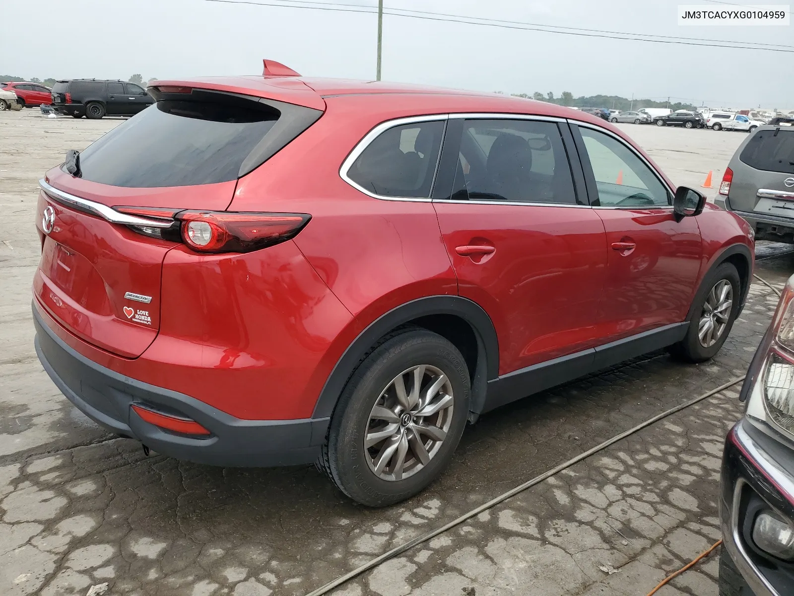 2016 Mazda Cx-9 Touring VIN: JM3TCACYXG0104959 Lot: 65011054