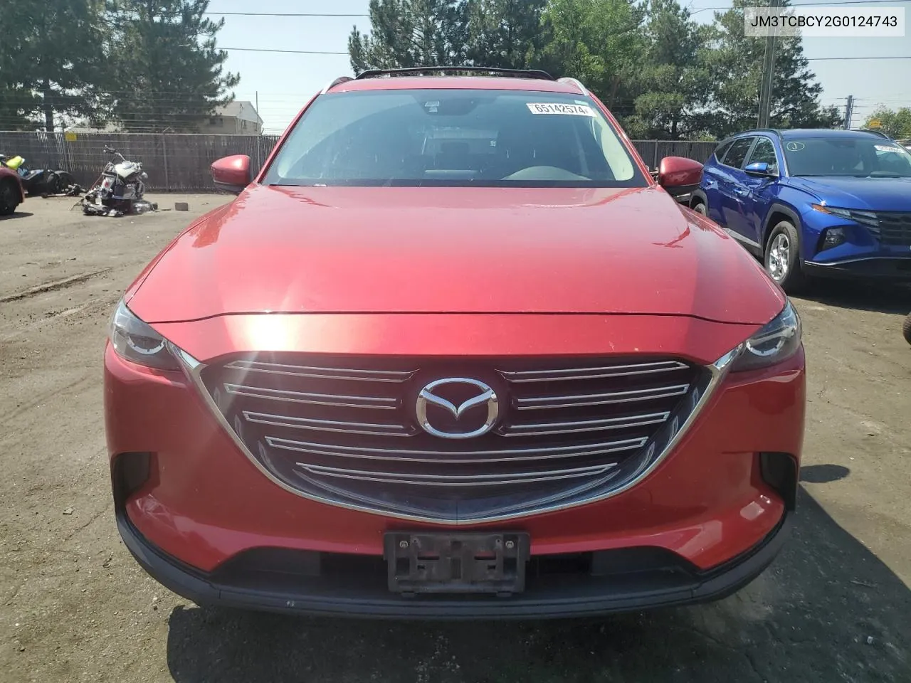 2016 Mazda Cx-9 Touring VIN: JM3TCBCY2G0124743 Lot: 65142574