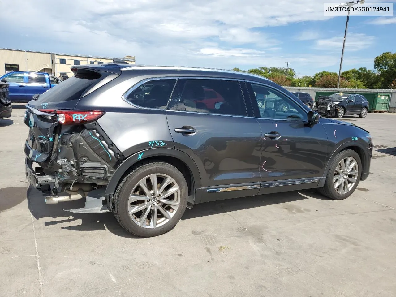 2016 Mazda Cx-9 Grand Touring VIN: JM3TCADY5G0124941 Lot: 69595384