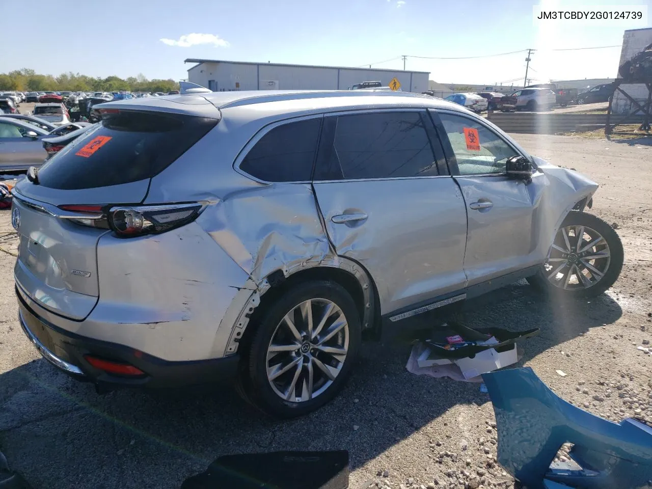 2016 Mazda Cx-9 Grand Touring VIN: JM3TCBDY2G0124739 Lot: 71389094