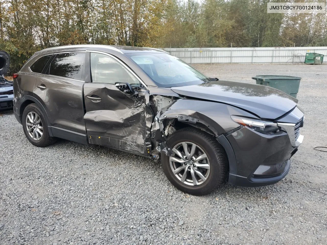 2016 Mazda Cx-9 Touring VIN: JM3TCBCY7G0124186 Lot: 71822814