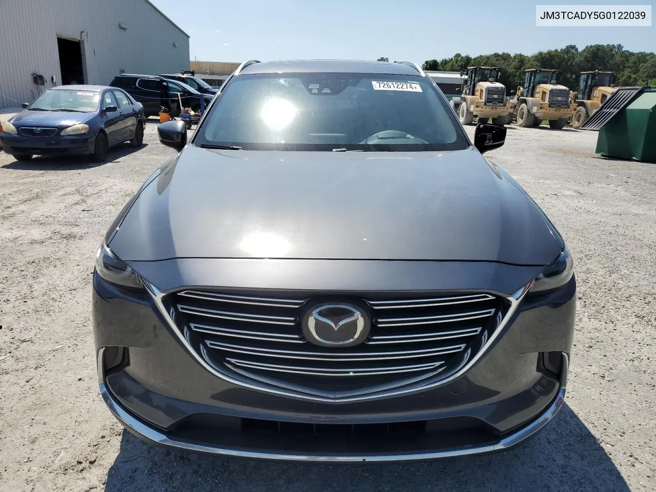 2016 Mazda Cx-9 Grand Touring VIN: JM3TCADY5G0122039 Lot: 72612274