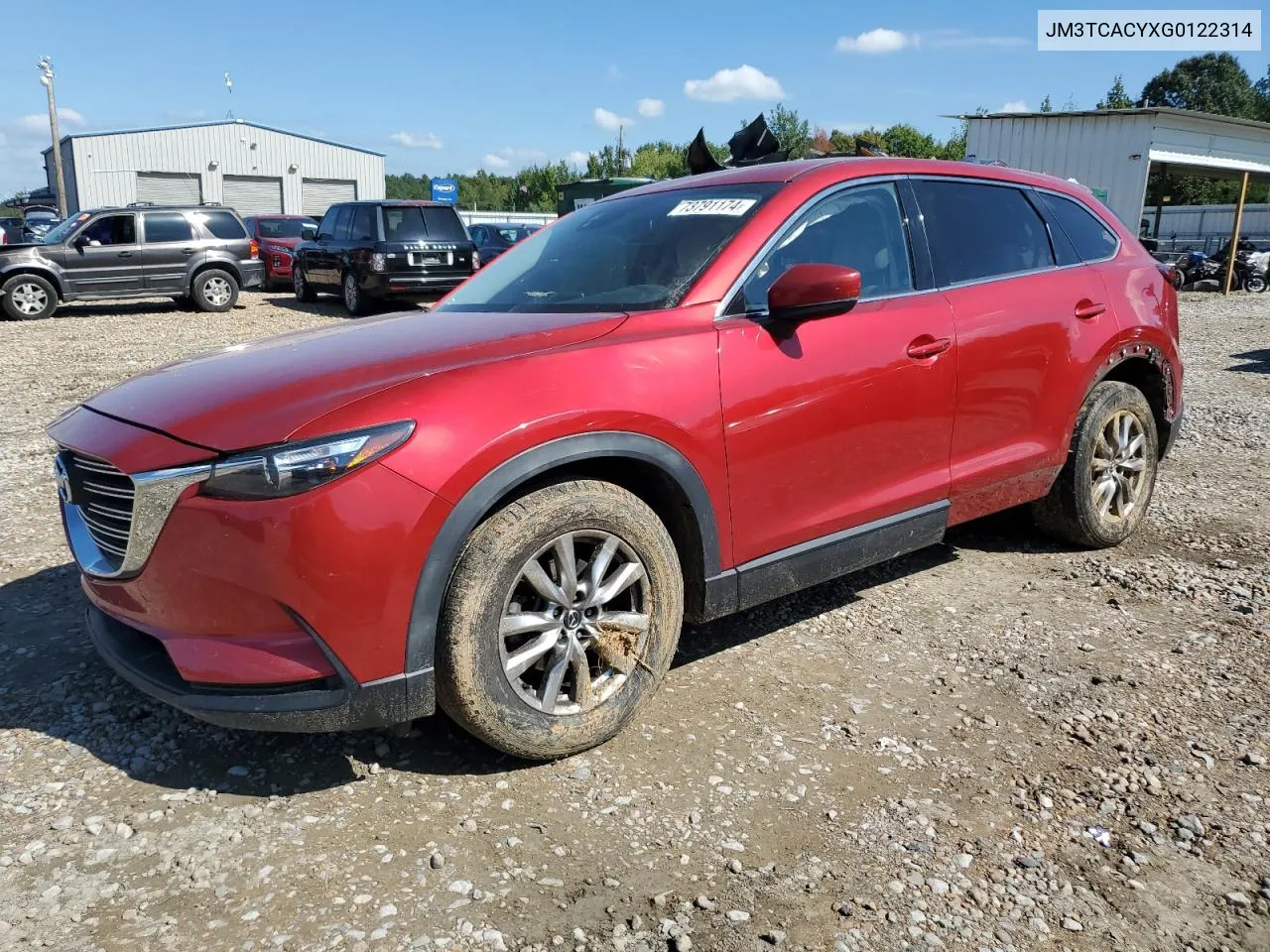 JM3TCACYXG0122314 2016 Mazda Cx-9 Touring