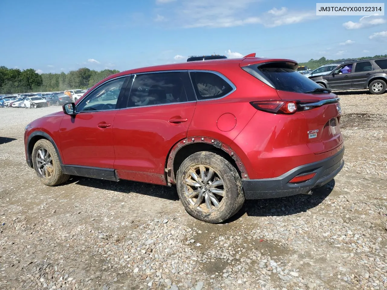 JM3TCACYXG0122314 2016 Mazda Cx-9 Touring