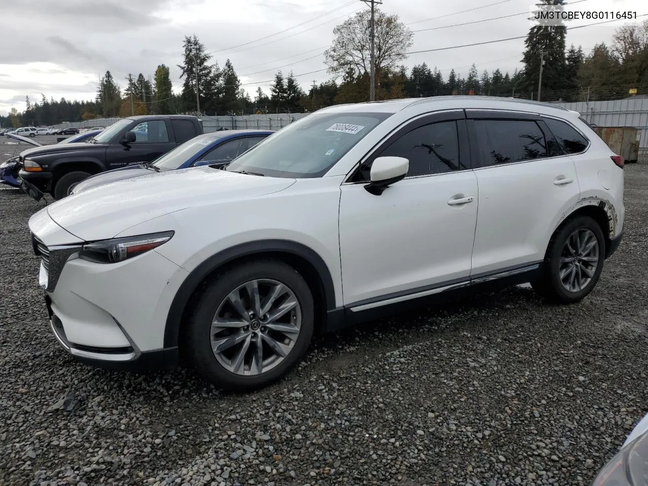 2016 Mazda Cx-9 Signature VIN: JM3TCBEY8G0116451 Lot: 78008444