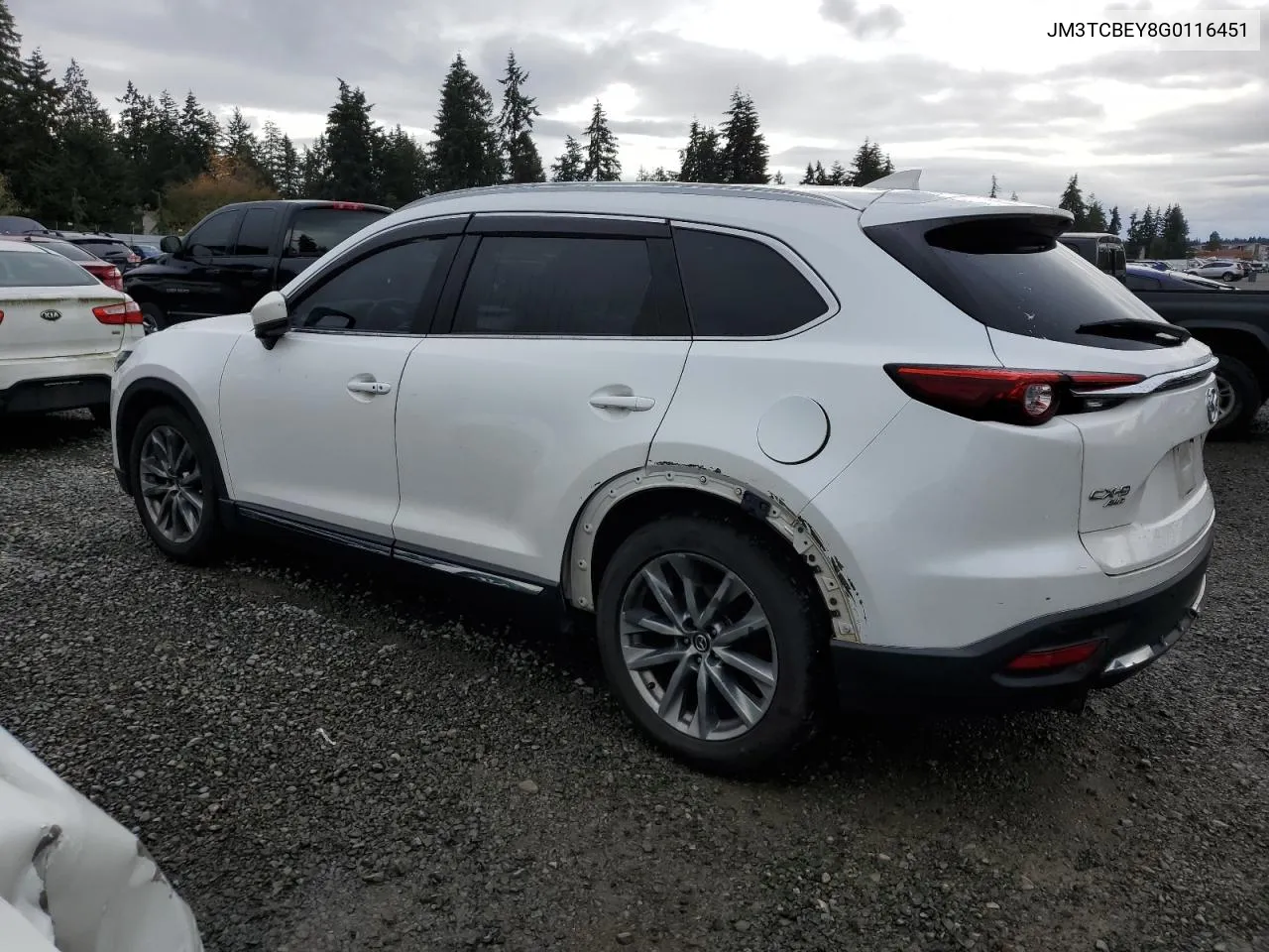 2016 Mazda Cx-9 Signature VIN: JM3TCBEY8G0116451 Lot: 78008444