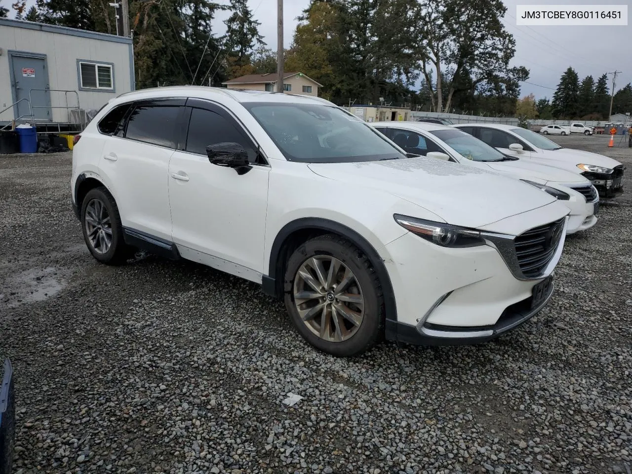 2016 Mazda Cx-9 Signature VIN: JM3TCBEY8G0116451 Lot: 78008444