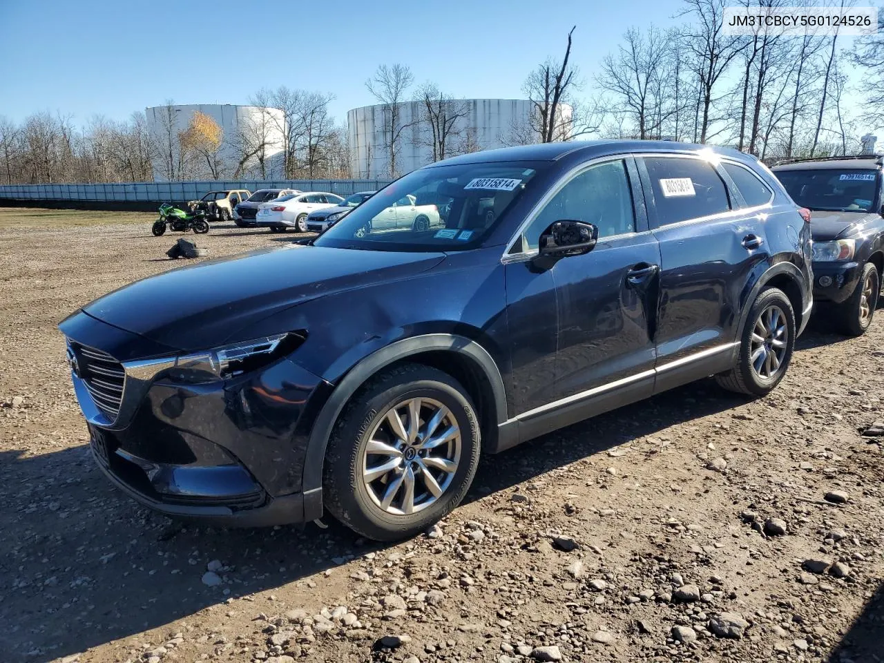 2016 Mazda Cx-9 Touring VIN: JM3TCBCY5G0124526 Lot: 80315814