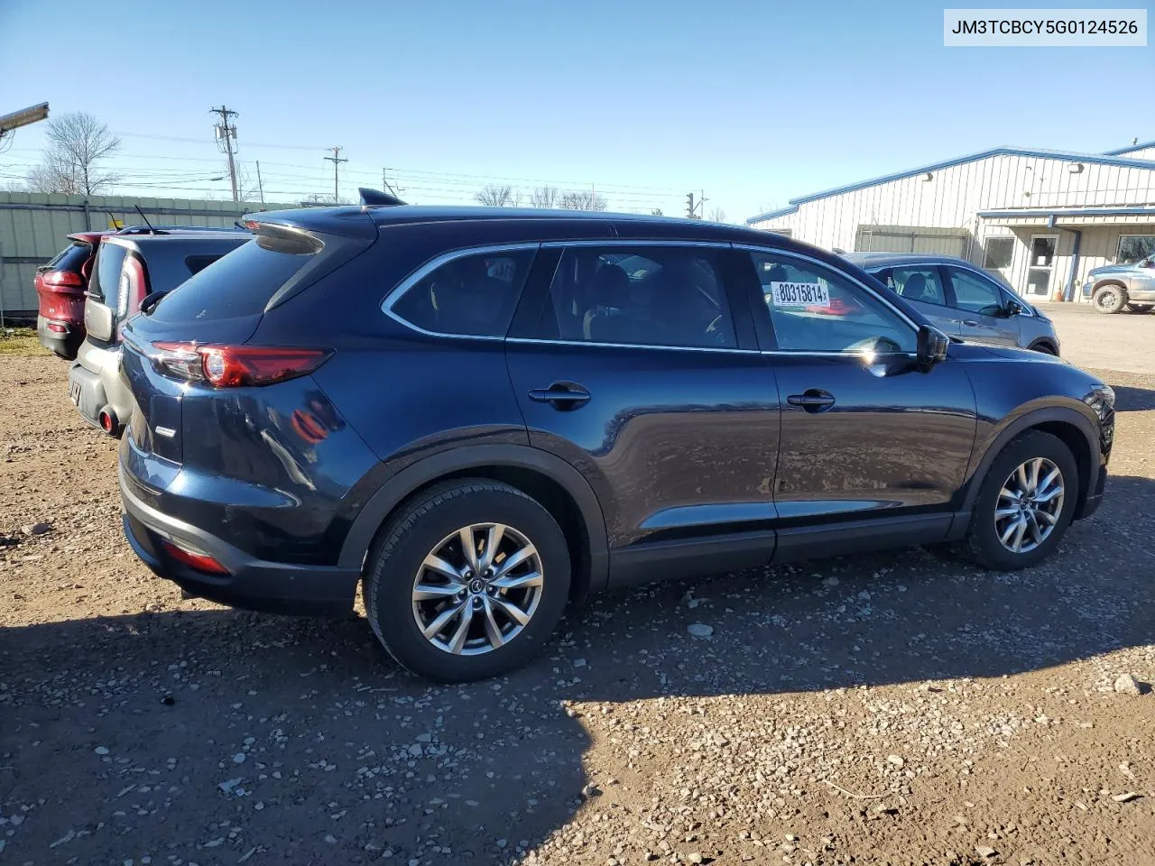 2016 Mazda Cx-9 Touring VIN: JM3TCBCY5G0124526 Lot: 80315814