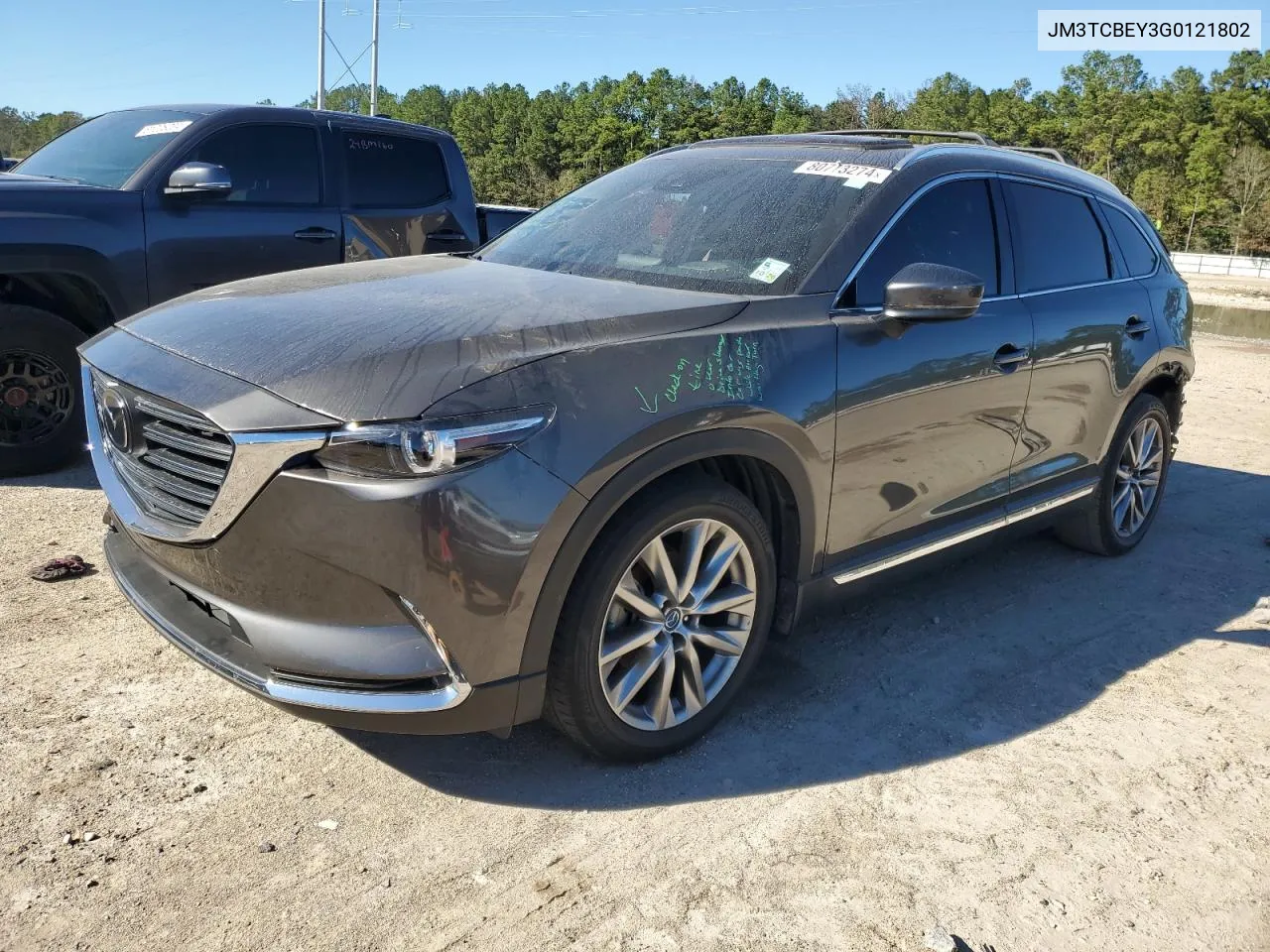 2016 Mazda Cx-9 Signature VIN: JM3TCBEY3G0121802 Lot: 80773274