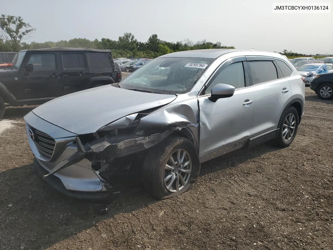 JM3TCBCYXH0136124 2017 Mazda Cx-9 Touring