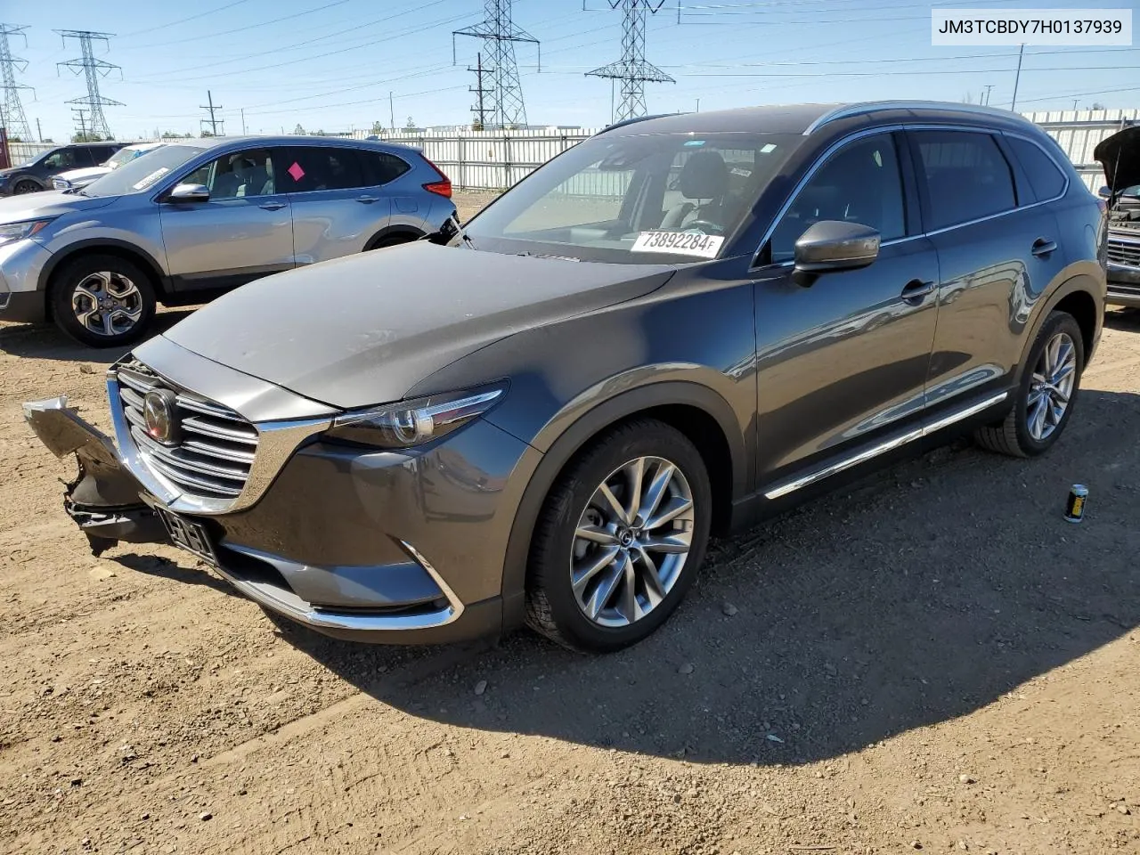 2017 Mazda Cx-9 Grand Touring VIN: JM3TCBDY7H0137939 Lot: 73892284