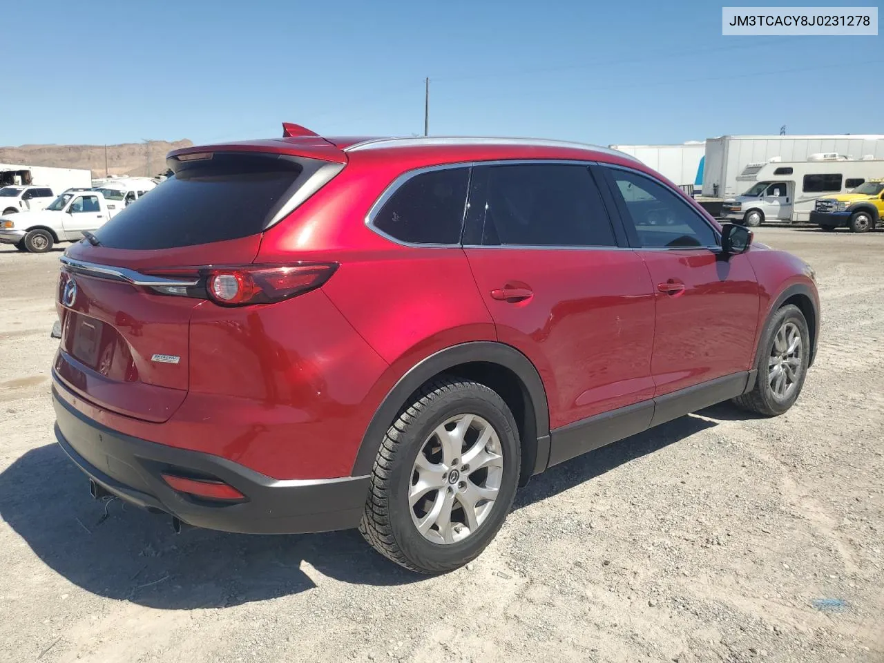 2018 Mazda Cx-9 Touring VIN: JM3TCACY8J0231278 Lot: 72021664