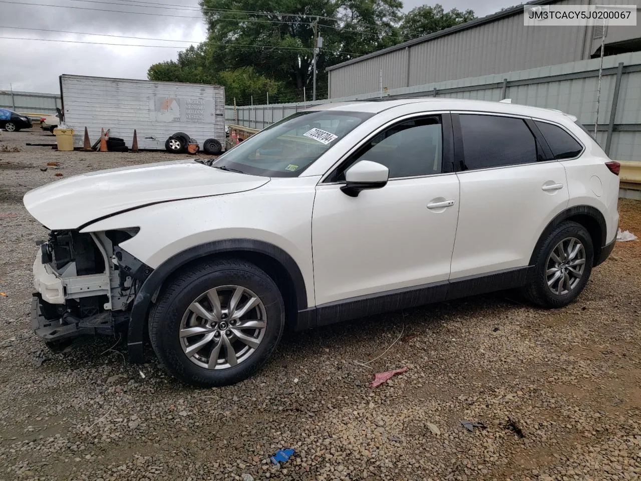 2018 Mazda Cx-9 Touring VIN: JM3TCACY5J0200067 Lot: 72898704