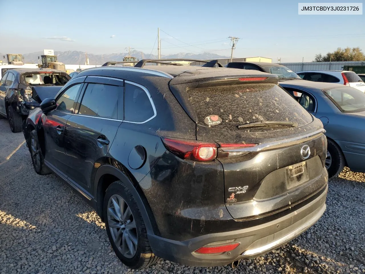 2018 Mazda Cx-9 Grand Touring VIN: JM3TCBDY3J0231726 Lot: 73505354