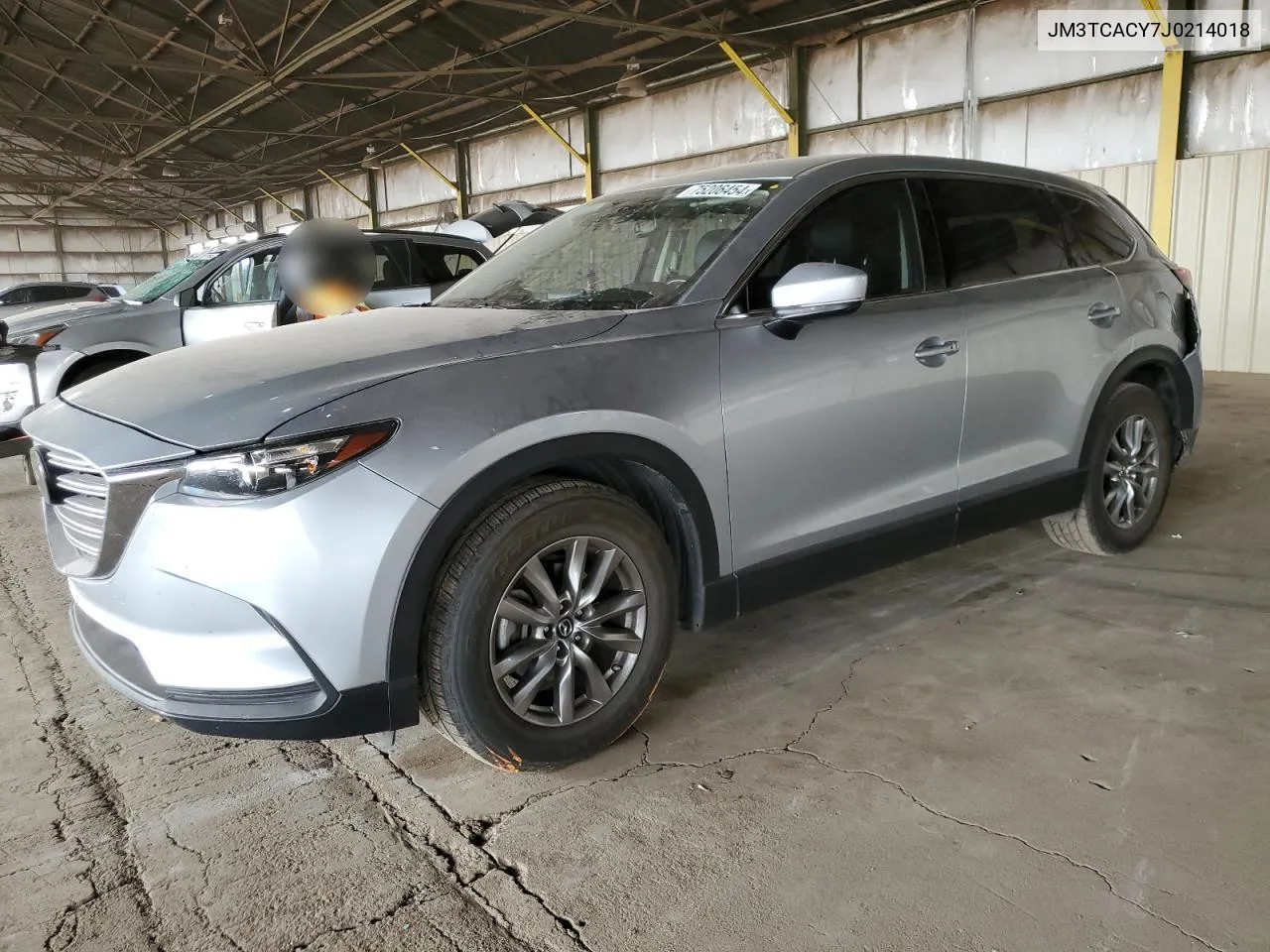 2018 Mazda Cx-9 Touring VIN: JM3TCACY7J0214018 Lot: 75206454