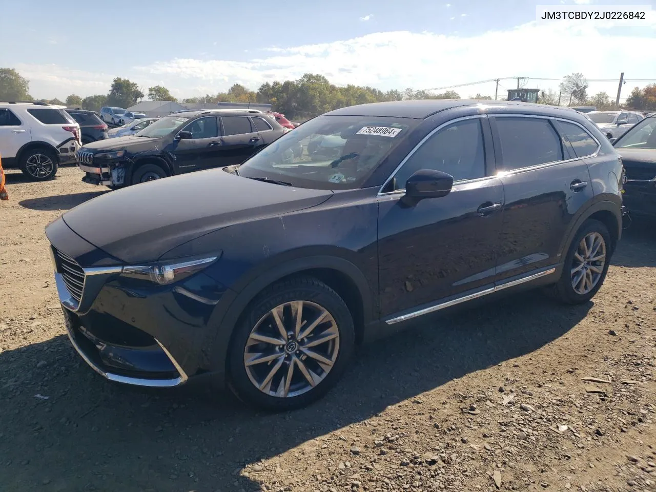 2018 Mazda Cx-9 Grand Touring VIN: JM3TCBDY2J0226842 Lot: 75248964