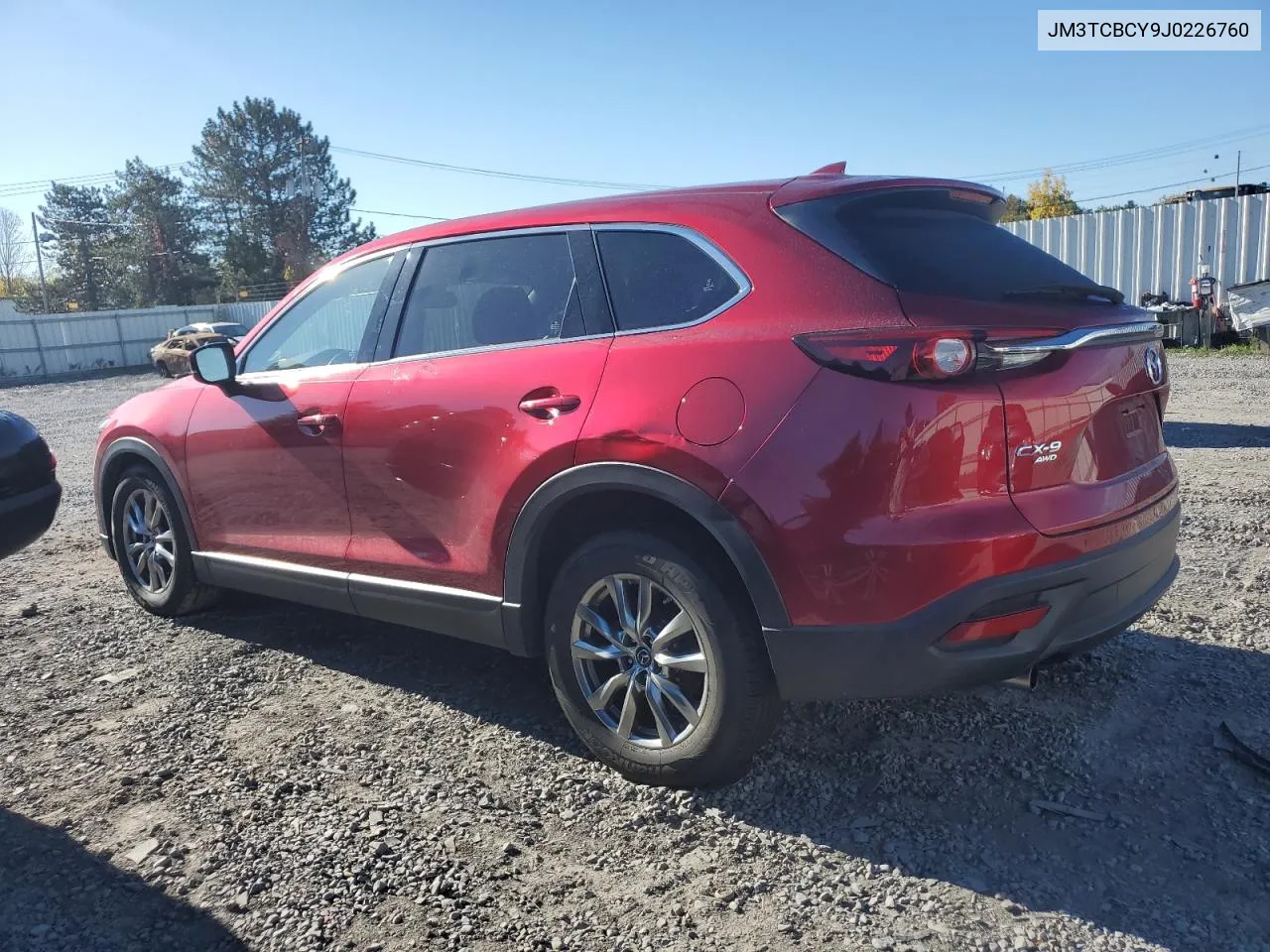 2018 Mazda Cx-9 Touring VIN: JM3TCBCY9J0226760 Lot: 75253854